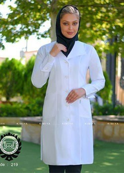 روپوش زنانه سفید کجراه کیمیا